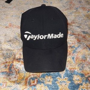 Mens black OS TaylorMade hat